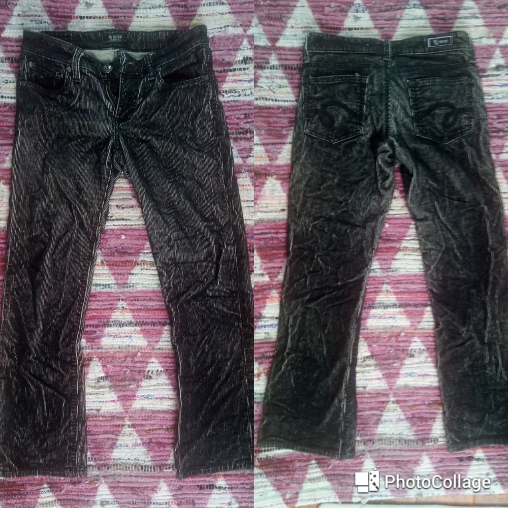 STS Blue by See Thru Soul Corduroy Pants Black